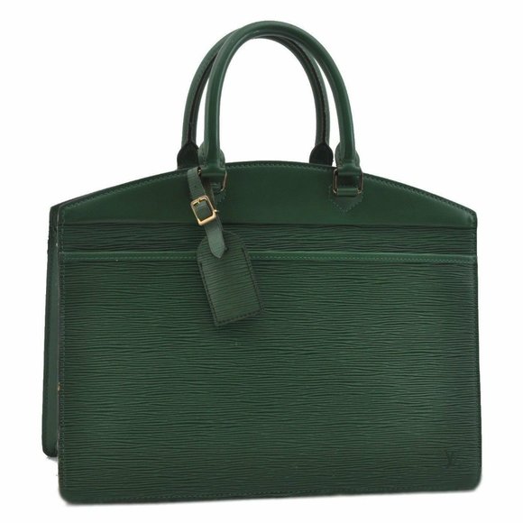 Authentic Louis Vuitton Epi Riviera Hand Bag Green M48184 LV vintage - Picture 1 of 15